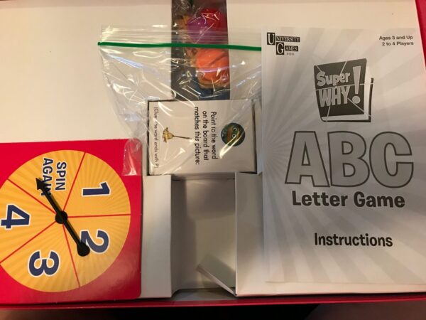 ABC Letter Game from University Games - inside box