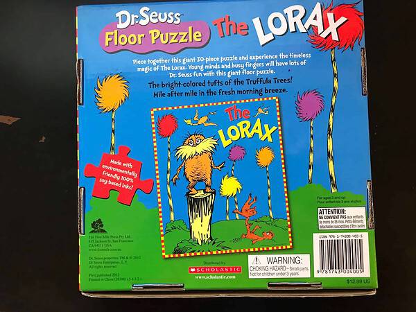 The Lorax - Floor Puzzle - Image 2