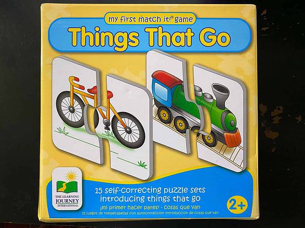 My First Match-It Game - Things That Go