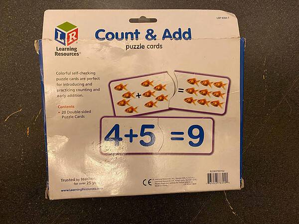 Count & Add Puzzle Cards - Image 2