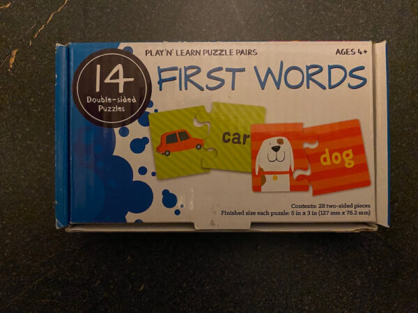 First Words - Play 'n' Learn Puzzle Pairs