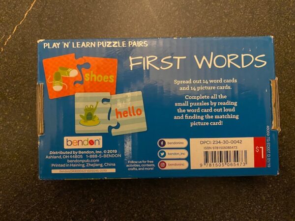 First Words - Play 'n' Learn Puzzle Pairs - Image 2