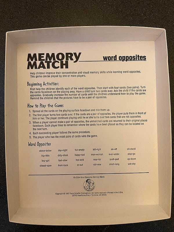 Word Opposites Memory Match - Image 4