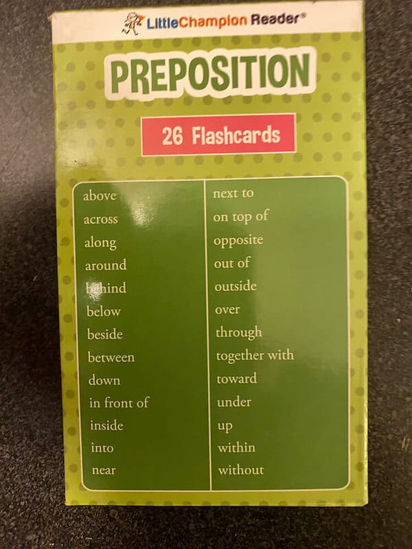 Preposition Flashcards - Image 2