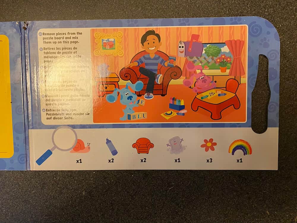 Blue's Clues Magnetic Jigsaw Puzzle - Image 8