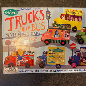 Trucks and a Bus Matching Game