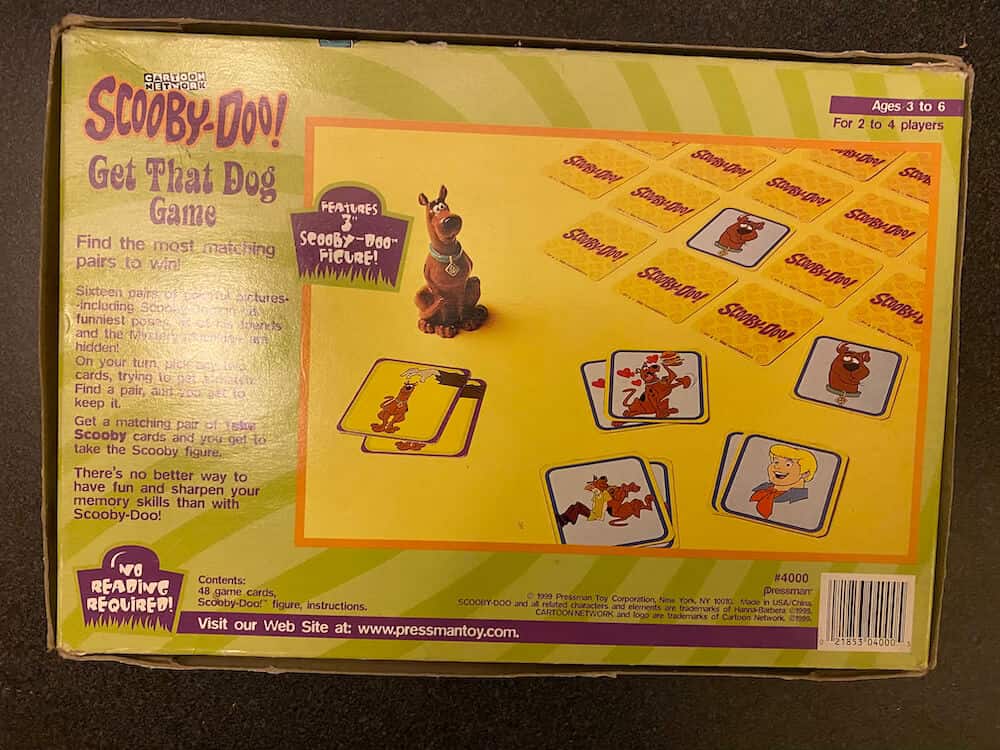 Scooby Doo! Get That Dog Game - incomplete - Image 2