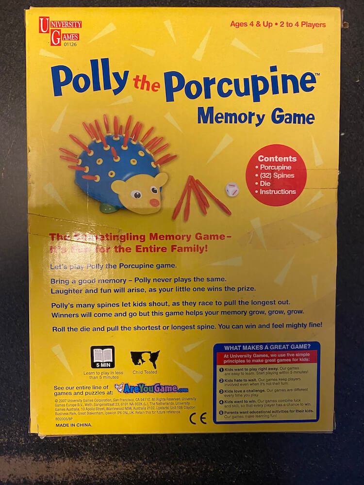 Polly the Porcupine Memory Game - Image 2