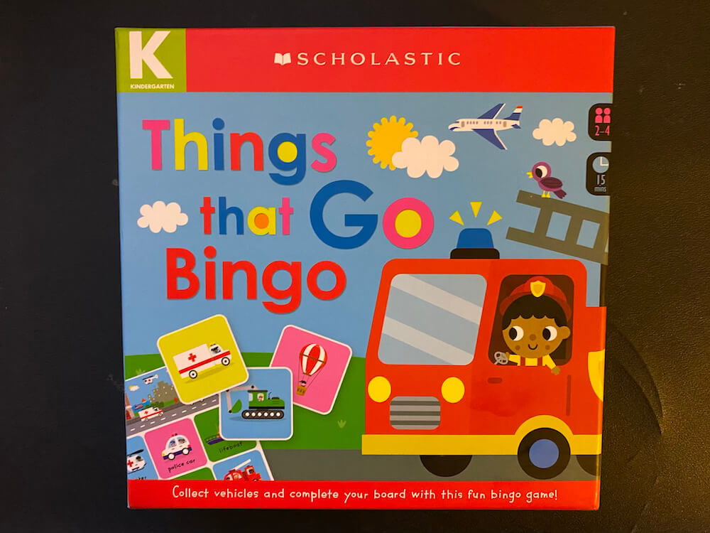 Scholastic Things That Go Bingo